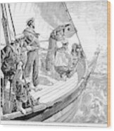 Quelling The Slave Trade, 1881 Wood Print
