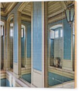 Queluz Palace Mirrors And Door - Portugal Wood Print