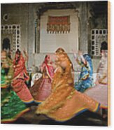 Rajasthani Dances Wood Print