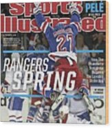 Rangers Spring How The Blueshirts Somehow Became The Sports Illustrated Cover Wood Print