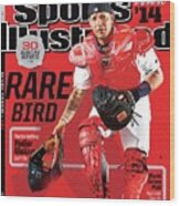 Rare Bird 2014 Mlb Baseball Preview Issue Sports Illustrated Cover Wood Print