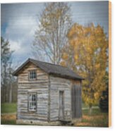 Retired Shed Wood Print