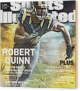 Robert Quinn 2015 Nfl Fantasy Football Preview Issue Sports Illustrated Cover Wood Print