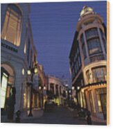 Rodeo Drive At Night, Shopping, Beverly Hills, Los Angeles