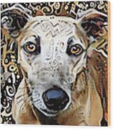 Roxie The Greyhound Wood Print