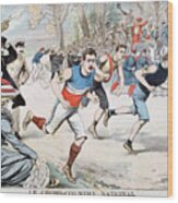 Running, The National Cross Country Wood Print
