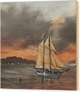 Safe Harbor Wood Print