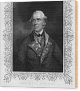 Samuel Barrington, British Admiral Wood Print