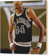 San Antonio Spurs George Gervin Wood Print