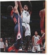 San Antonio Spurs V Washington Wizards Wood Print