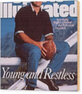 San Francisco 49ers Qb Steve Young Sports Illustrated Cover Wood Print