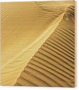 Sand Dune, Negev Desert, Israel Wood Print