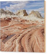 Sandstone Ridges Wood Print