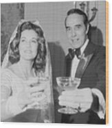 Senator Robert Dole And Bride Elizabeth Wood Print