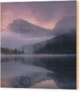 September Sunrise Banff Wood Print