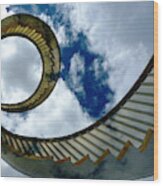 Shaker Spiral Heavenward Wood Print