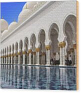 Sheikh Zayed Grand Mosque 2 Wood Print