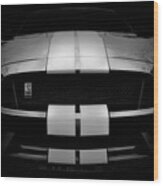 Shelby Mustang Gt350 - American Muscle Car - Ford Mustang Wood Print
