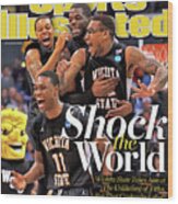 Shock The World Wichita State Takes Aim At The Unlikeliest Sports Illustrated Cover Wood Print