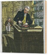 Shoe Maker, 1823 Wood Print