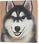 Siberian Husky Wood Print