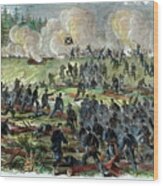 Siege Of Petersburg, Virginia, American Wood Print