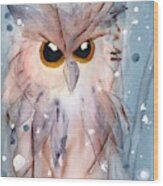 Snowy Owl Wood Print