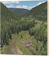 South Fork Rio Grande Wood Print