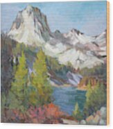 South Lake Sierra Nevada Mountains Wood Print