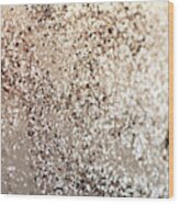 Sparkling Gold Lady Glitter #1 #decor #art Wood Print