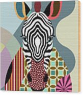 Spectrum Zebra Wood Print
