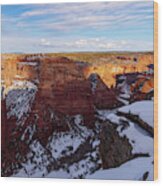 Spider Rock Panorama Ii Wood Print