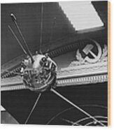 Sputnik Model In 1959 Wood Print