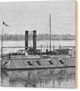 St Louis, Union Gunboat, American Civil Wood Print