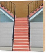 Stairs - San Diego California Wood Print
