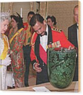 State Visit To Brunei 1998 Wood Print