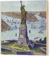 Statue Of Liberty Wood Print