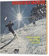 Stein Eriksen, Skiing Sports Illustrated Cover Wood Print