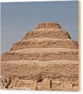 Step Pyramid, Saqqara, Egypt Wood Print