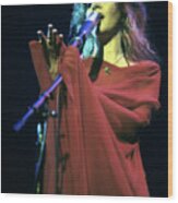Stevie Nicks Of Fleetwood Mac Wood Print