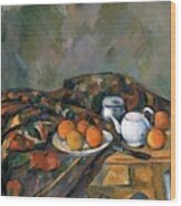 Still Life With A Teapot, 1902-06 Wood Print