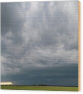 Storm Chasing West South Central Nebraska 003 Wood Print