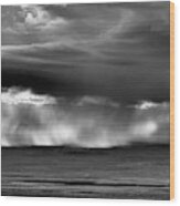Storm Over Bighorn Basin Wood Print