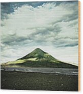 Stratovolcano In Nicaragua Wood Print