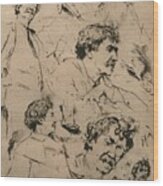 Studies Of James Mcneill Whistler Wood Print