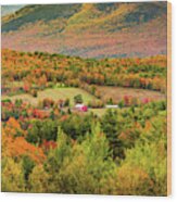 Sugar Hill New Hampshire Wood Print