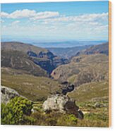 Swartberg Mountain Pass Karoo South Wood Print