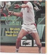 Sweden Bjorn Borg, 1981 French Open Sports Illustrated Cover Wood Print