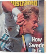 Sweden Stefan Edber, 1992 Us Open Sports Illustrated Cover Wood Print
