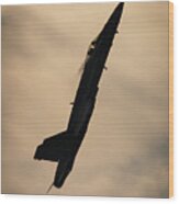 Swiss F-18 Hornet Wood Print